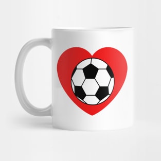 Soccer Heart Mug